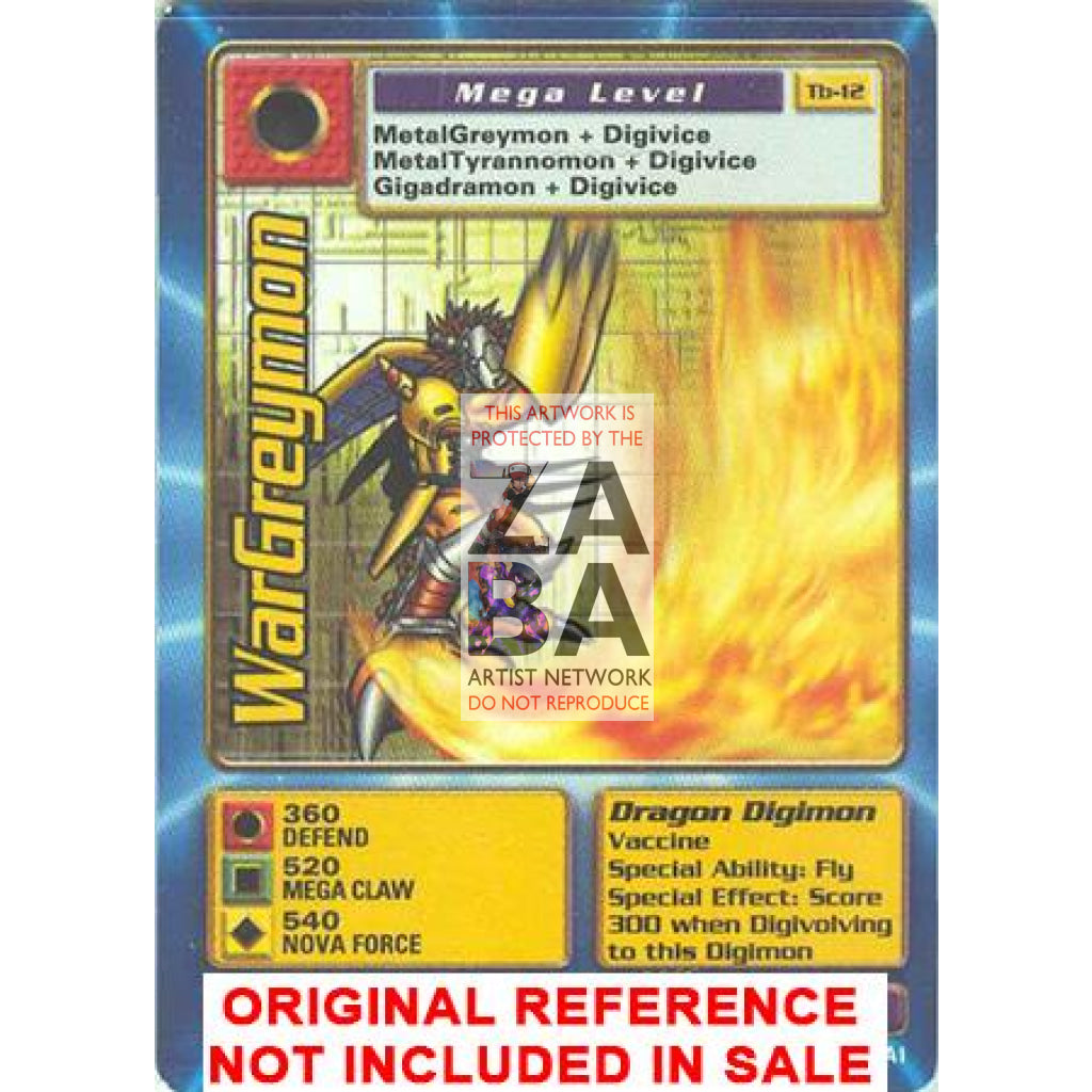 WarGreymon DX - Custom Digimon Card - ZabaTV