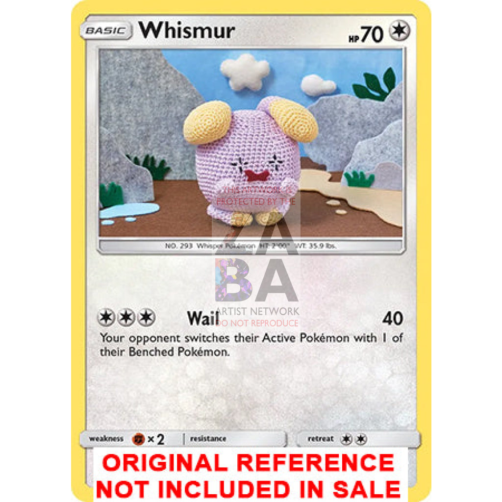 Whismur 117/168 Celestial Storm Extended Art Custom Pokemon Card - ZabaTV
