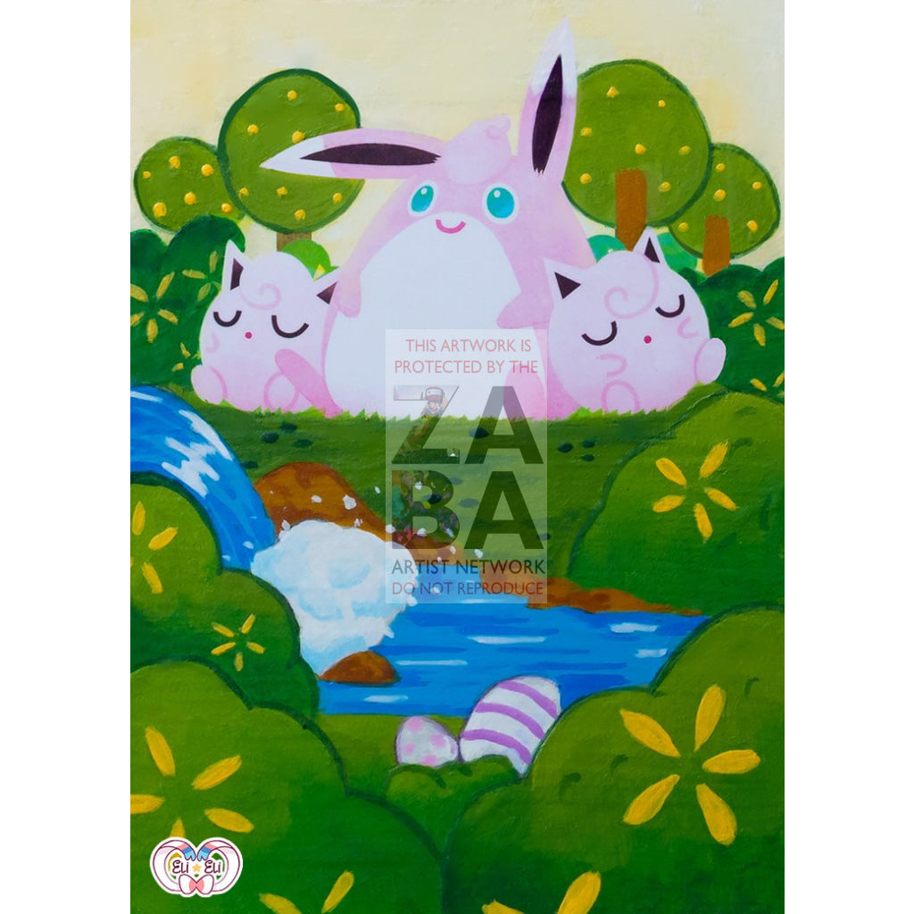 Wigglytuff 135/214 Unbroken Bonds Extended Art Custom Pokemon Card - ZabaTV