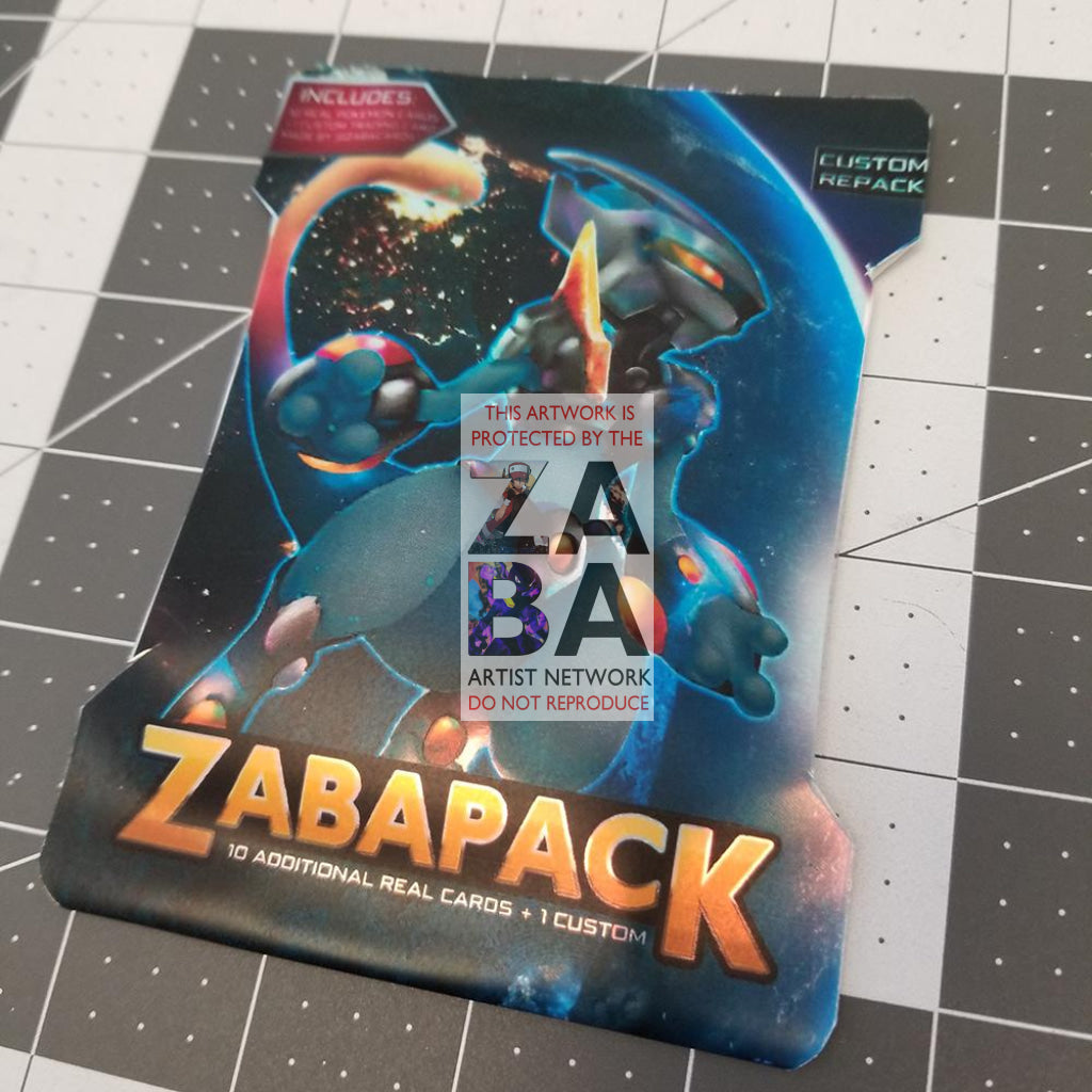 Zaba Collector Pack- Pokemon Cards + Custom Card Pack - ZabaTV