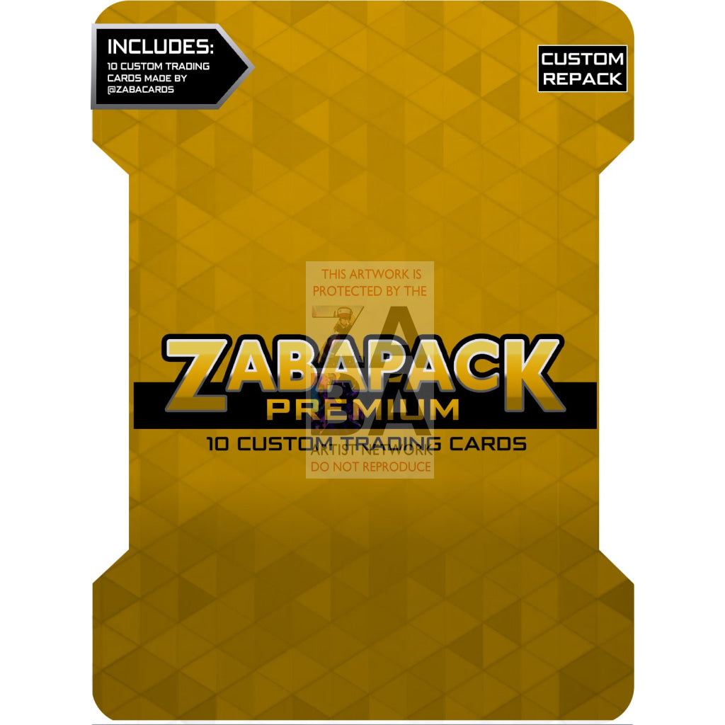 ZabaPack PREMIUM- 10 Custom Card Pack - ZabaTV