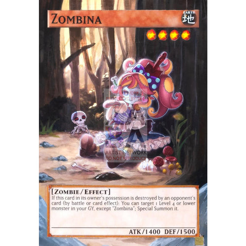 Zombina Full Art Orica - Custom Yu-Gi-Oh! Card