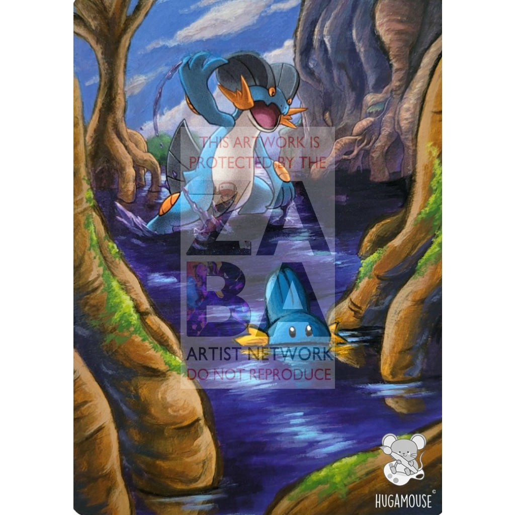 Swampert 35/168 Celestial Storm Extended Art Custom Pokemon Card - ZabaTV